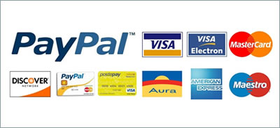 Compra il tuo abbigliamento online e paga con Paypal e carta di credito