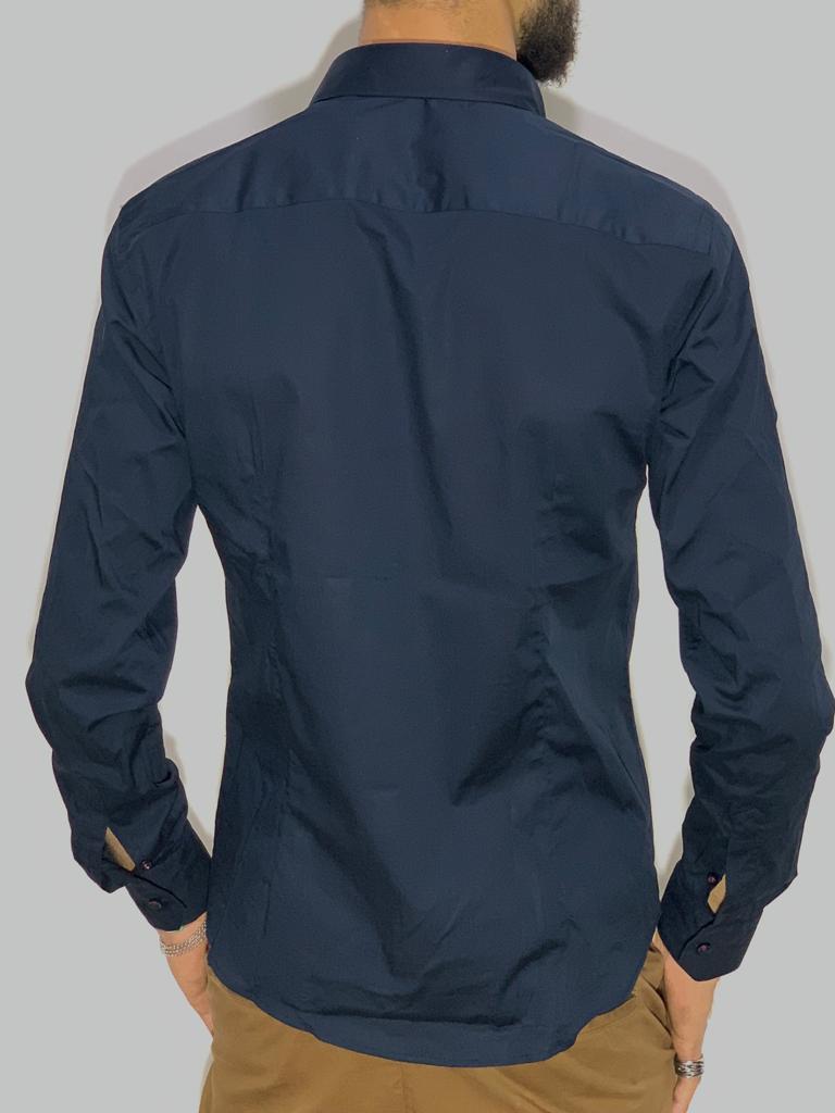 foto CAMICIA blu slim