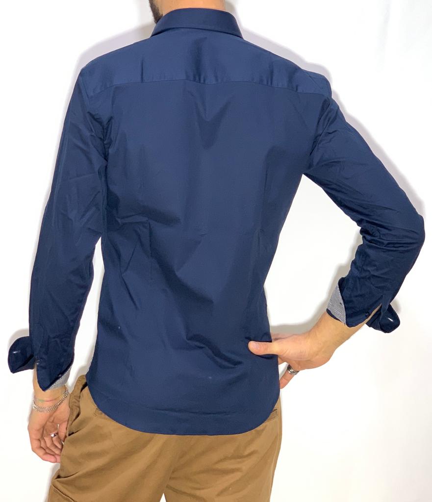 foto CAMICIA Slim fit blu NOTTE