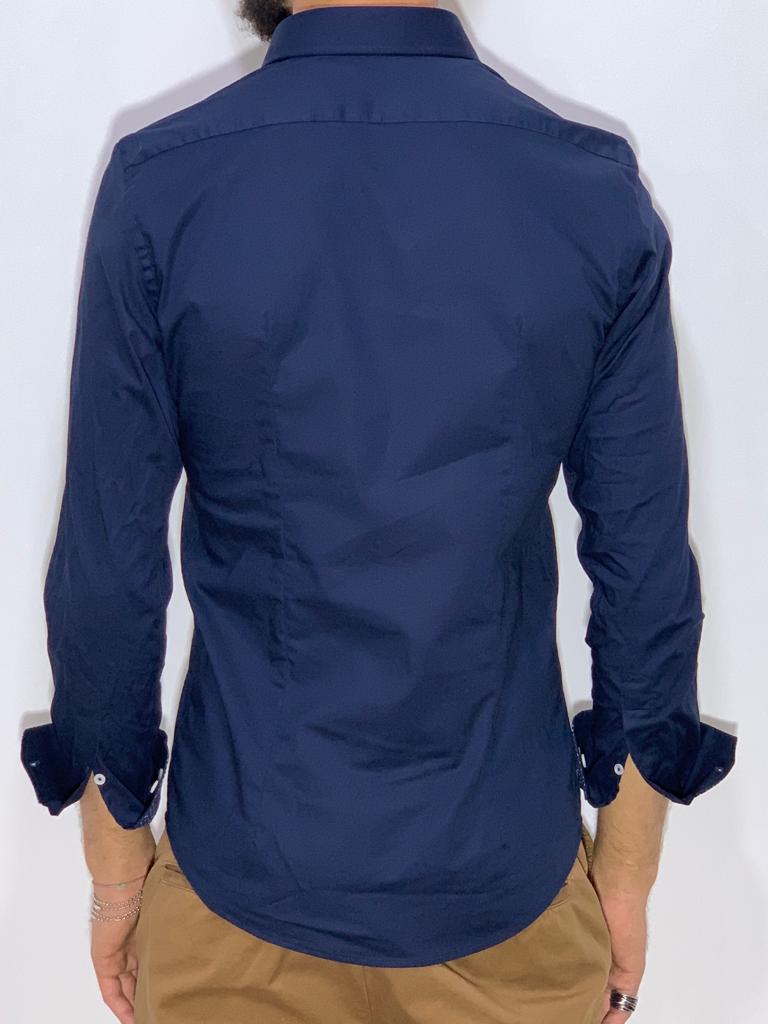 foto CAMICIA Slim fit blu NOTTE